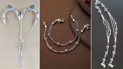 सिल्वर एंकलेट डिजाइंस