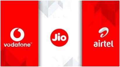 Jio, Airtel and Vodafone
