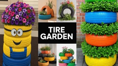 old tyre planter ideas