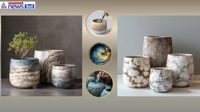 how to paint mud pots marble texture