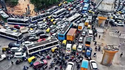 bengaluru traffic mega plan flyover underpass skywalk whitefield silk board congestion solution india