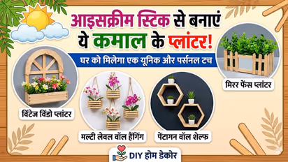 ice cream stick planter ideas