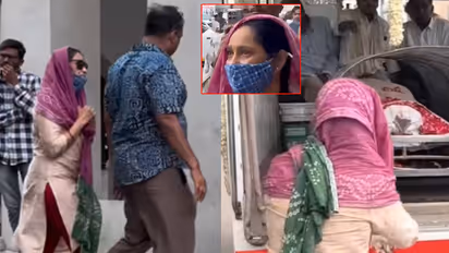 disha vakani father bhim vakani last rite and funeral