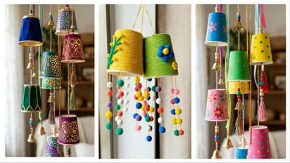 DIY Paper Cup Hanging Decor