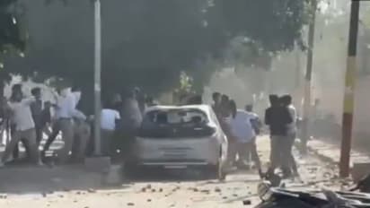 noida protest Private company factory workers violent block key roads over salary hike increment