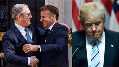 macron starmer trump