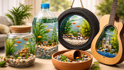 aquarium decoration DIY