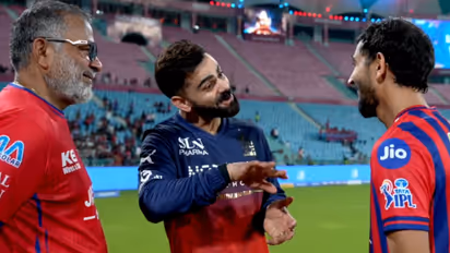 Virat Kohli and Prince Yadav