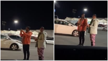 Viral Video : 'माझ्या देशातून चालते व्हा!'; अमेरिकेत भारतीय जोडप्याला वर्णद्वेषी शिवीगाळ, व्हिडिओ व्हायरल