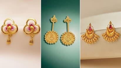 गोल्ड स्टड टॉप्स डिजाइन