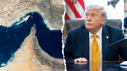 us iran war hormuz strait closed oil tanker attack indian crew trump missile strikes