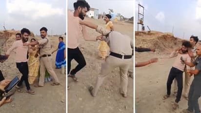 MP Crime: पति-पत्नी का झगड़ा सुलझाने पहुंची पुलिस का देखिए क्या हाल हुआ-WATCH VIDEO