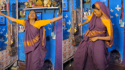 Woman in Saree Nails Michael Jackson's Dance Moves