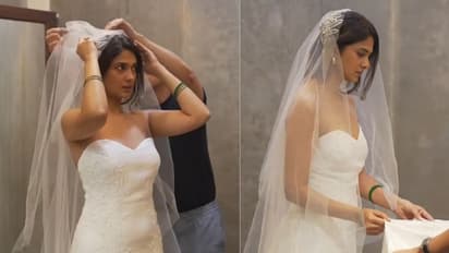 jennifer winget white wedding viral video