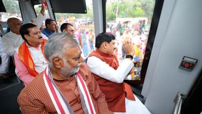 cm mohan yadav e bus jagdishpur cabinet meeting mp news
