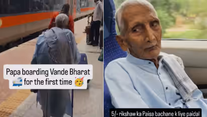 Content Creator Surprises Father With First-Ever Vande Bharat Ride