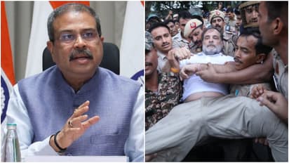 'छात्रों को बना रहे राजनीतिक हथियार', NEET विवाद पर शिक्षा मंत्री का राहुल गांधी पर तीखा हमला