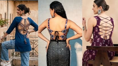 Backless Kurti Back Design