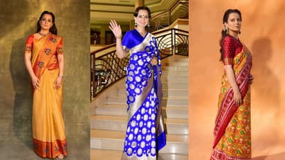 Kangana Ranaut Saree For Sawan 2026