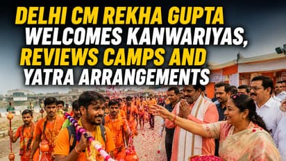 Kanwar Yatra, Rekha Gupta Visits Delhi Kanwar Camps, Assures Devotees of Safe and Smooth Yatra Arrangements