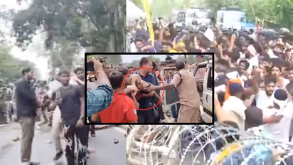 ranchi student protest jpsc jssc assembly gherao lathi charge tear gas