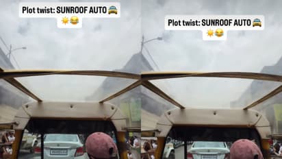 Sunroof Auto : वसईत 'सनरूफ'वाली ऑटो, सोशल मीडियावर खास रिक्षाची एकच चर्चा; VIDEO पाहाच