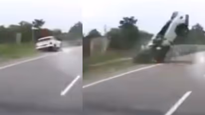 Aban Ahmed Accident Video Dashcam Footage Shows Fatal Jhansi Kanpur Highway Crash