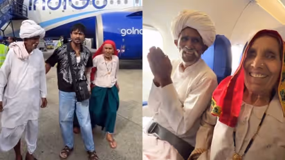 मम्मी-पापा ने कभी नहीं देखा था प्लेन अंदर से, बेटे ने करवा दी पहली हवाई यात्रा-वीडियो ने जीता दिल