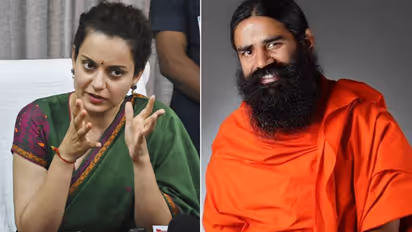 कंगना रनौत और बाबा रामदेव