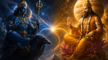 Shani Guru Yuti : शनी-गुरूच्या दुर्मिळ संयोगाने १ सप्टेंबरपासून ५ राशींचे नशीब पालटणार, 'नवपंचम योगा'मुळे होणार मोठे बदल