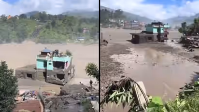 Nepal flood house