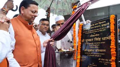 CM Dhami Inaugurates Nagar Van Oxygen Park in Khatima, Announces Major Development Projects