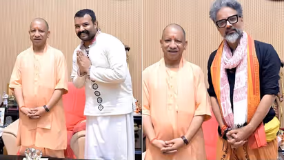 CM योगी ने की विशाल चतुर्वेदी और शोभिनव सत्य से मुलाकात