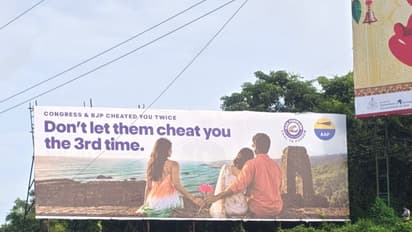 AAP-Goa Forward Poster Sparks Political Buzz in Goa, Calls on Voters Not to Be ‘Cheated’ a Third Time