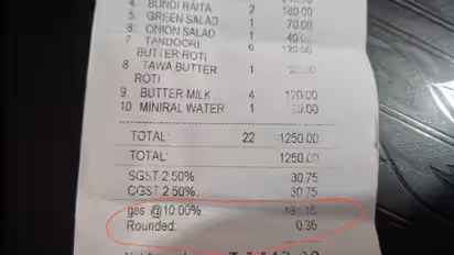 Gas Charge: बिलात लावला १०% 'गॅस चार्ज', नेटकरी म्हणाले - आता 'बसण्याचा चार्ज' पण लावणार का?