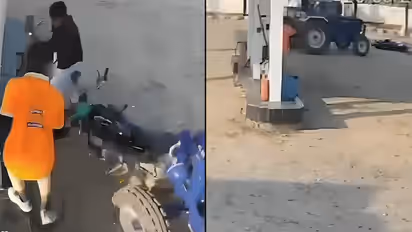 Jaipur Tractor Attack: पैशांच्या वादातून अंगावर घातला ट्रॅक्टर, थरारक व्हिडिओ