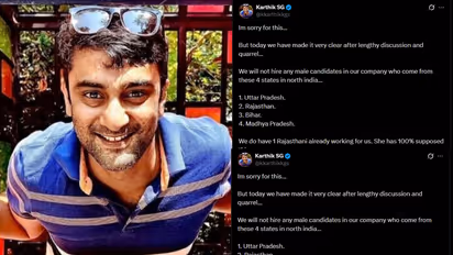 North India hiring controversy