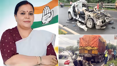 Jamshedpur Accident: झारखंड की मंत्री दीपिका पांडेय की बेटी समेत 4 की मौत, ट्रक में घुसी कार, देखें Video