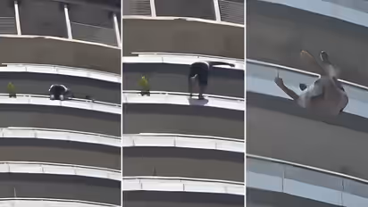 Noida Suicide Video : नोएडातील सुपरनोव्हा बिल्डिंगच्या ४३ व्या मजल्यावरून तरुणाची उडी, थरारक व्हिडिओ समोर