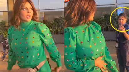 Rakhi Sawant : राखी सावंत भडकली; मागून फोटो काढणाऱ्या चाहतीला सुनावलं, म्हणाली 'भाईने...'