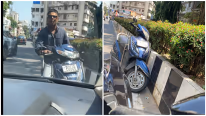 Mumbai Road Rage : मुंबईत राँग साईडने येऊन महिलेला शिवीगाळ, व्हिडिओ व्हायरल