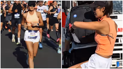 Berlin Marathon: बर्लिन मॅरेथॉनमध्ये चिनी इन्फ्लुएन्सरची चोरी पकडली, सायकलवरून मारली शॉर्टकट!