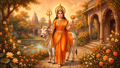 Navratri 2026 Day 1 : नवरात्रीच्या पहिल्या दिवशी द्या शैलपुत्री मातेच्या खास शुभेच्छा