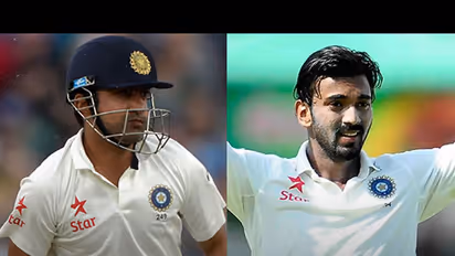 Is Gambhir is all set to lose his wicket to KL Rahul?