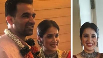 In pics: Cricketer Zaheer Khan and actress Sagarika Ghatge marries in a hush-hush ceremony