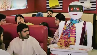 Meet Amy, Pakistan's first robot waitress who serves pizza