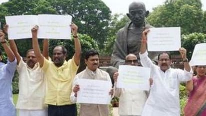 లోక్ సభలో టీడీపీ ఎంపీల సస్పెన్షన్