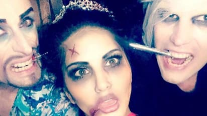 In Pics: Sunny Leone's scary Halloween party