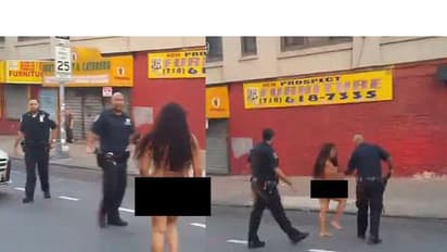 യുവതി ന്യൂയോര്ക്ക് പോലീസിനെ ശരിക്കും ഞെട്ടിച്ചു - വീഡിയോ