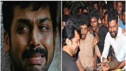 ரசிகரின் உடலை பார்த்து கதறி அழுத நடிகர் கார்த்தி..!